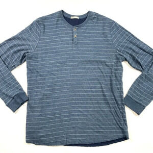 Marine Layer Mens Double Knit Long Sleeve Henley